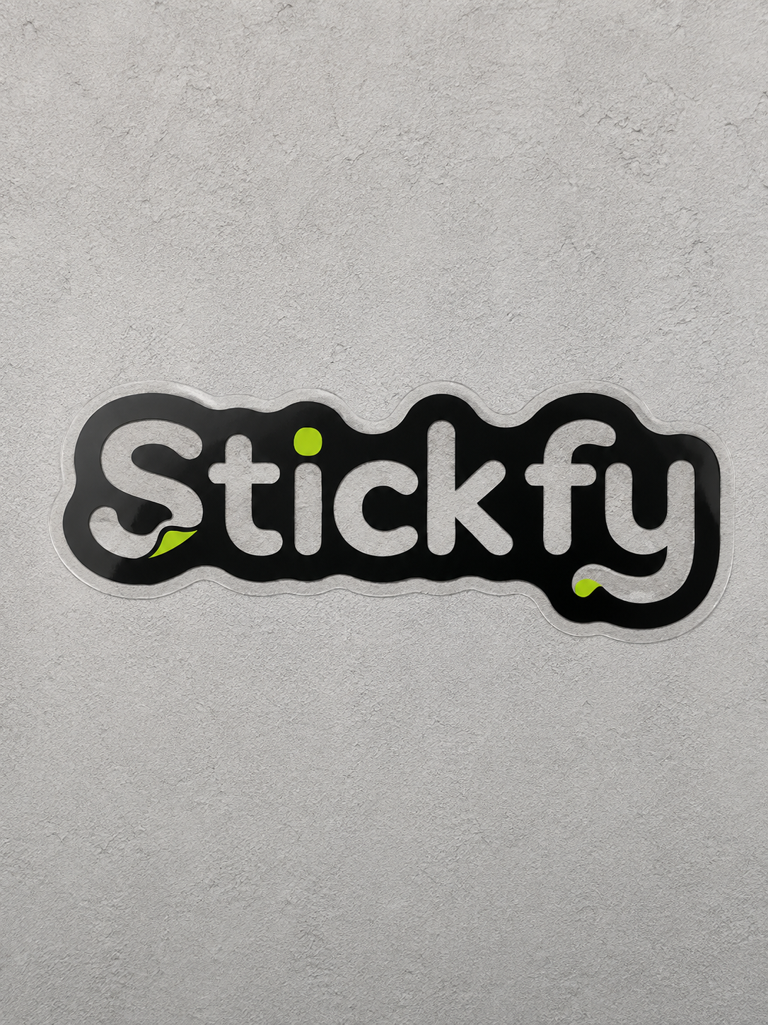 Adesivo Stickify com acabamento transparente